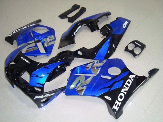 1988-1989 Blue Glossy Black Honda CBR250RR MC19 Motorcycle Fairings