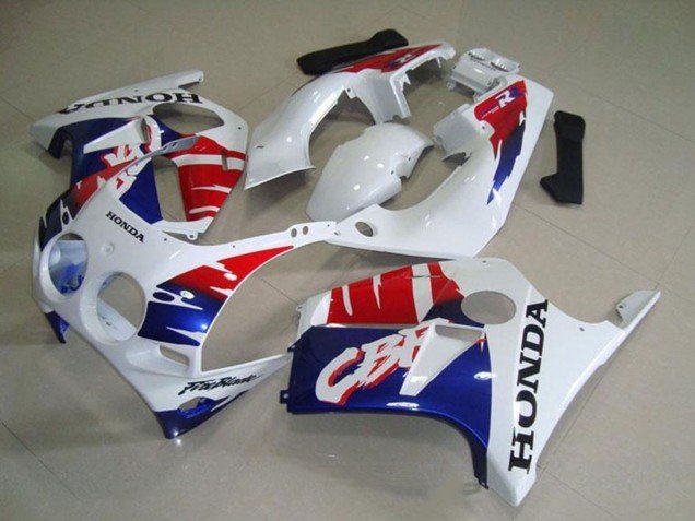 1988-1989 White Red Blue Honda CBR250RR MC19 Motorcycle Fairings