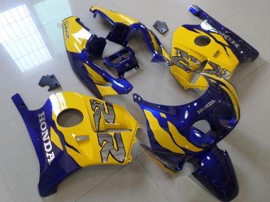 1990-1998 Yellow Blue Honda CBR250RR MC22 Motorcycle Fairing