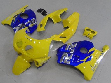1990-1998 Yellow Blue Honda CBR250RR MC22 Motorcycle Fairings