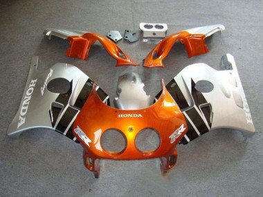 1990-1998 Silver Orange Glossy Black Honda CBR250RR MC22 Motorcycle Fairings