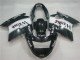 1996-2007 Glossy Black White West Honda CBR1100XX Motorcycle Fairings