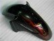 1996-2007 Glossy Black Red Flame Honda CBR1100XX Abs Motorcycle Fairing