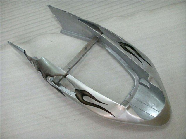 1996-2007 Silver Black Flame Honda CBR1100XX Motorcycle Fairing