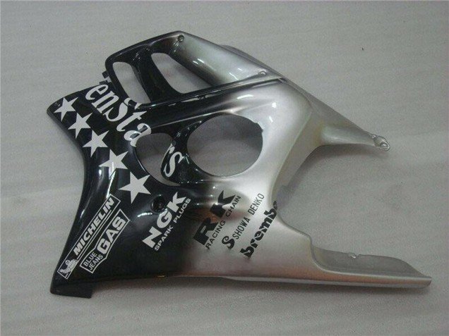1995-1996 Silver Glossy Black SevenStars Honda CBR600 F3 Motorcycle Fairings