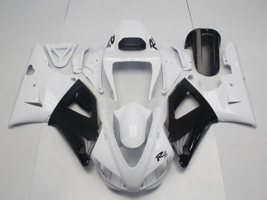 1998-1999 Pearl White Black Yamaha YZF R1 Motorcycle Fairings