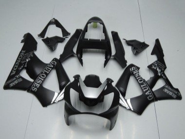 2000-2001 Matte Black Silver Cauloises Honda CBR900RR 929 Motorcycle Fairings