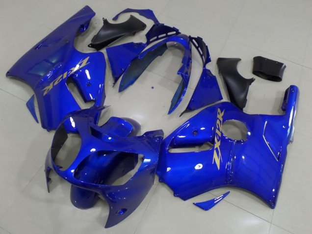 2000-2001 Blue Gold Decals Kawasaki ZX12R Motorcycle Fairings