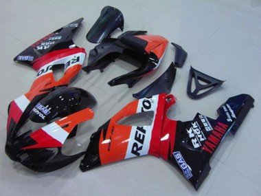 2000-2001 Orange White Red Black Repsol Yamaha YZF R1 Motorcycle Fairing