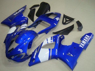 2000-2001 Blue White Yamaha YZF R1 Motorcycle Fairings