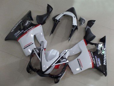 2001-2003 White Red Glossy Black Carrera Lee Honda CBR600 F4i Motorcycle Fairings