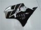2001-2003 Silver Glossy Black Honda CBR600 F4i Motorcycle Fairing