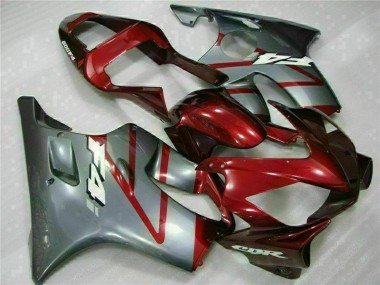 2001-2003 Silver Red Honda CBR600 F4i Motorcycle Fairing Kits
