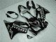 2001-2003 Glossy Black Silver SevenStars Honda CBR600 F4i Motorcycle Fairings