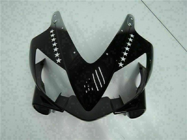 2001-2003 Glossy Black Silver SevenStars Honda CBR600 F4i Motorcycle Fairings