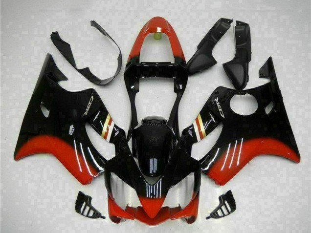 2001-2003 Red Glossy Black Honda CBR600 F4i Motorcycle Fairing Kits