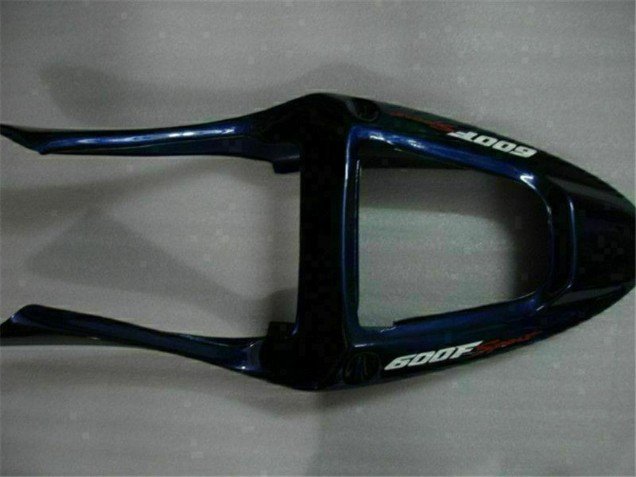 2001-2003 White Blue Black Stripe Honda CBR600 F4i Motorcycle Fairings