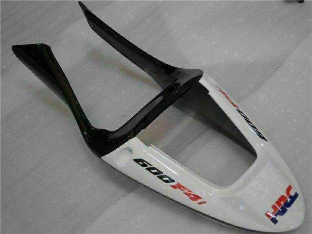 2001-2003 White Yellow Glossy Black Playboy Honda CBR600 F4i Motorcycle Fairings