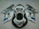 2001-2003 Yellow Glossy Black Suzuki GSXR 600/750 Motorcycle Fairings