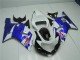 2001-2003 White Blue Black Suzuki GSXR 600/750 Motorcycle Fairings