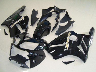 2002-2006 Glossy Black Kawasaki ZX12R Motorcycle Fairing Kits