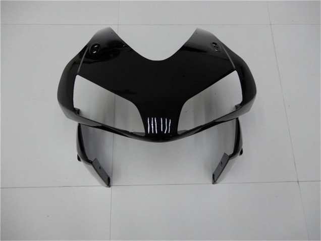2003-2004 Silver Glossy Black Stripe Honda CBR600RR Motorcycle Fairings