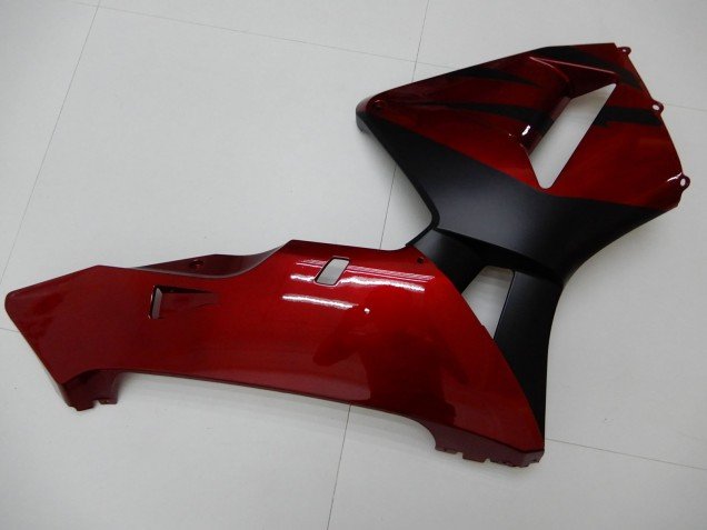 2003-2004 Red Matte Black Stripe Honda CBR600RR Motorcycle Fairings