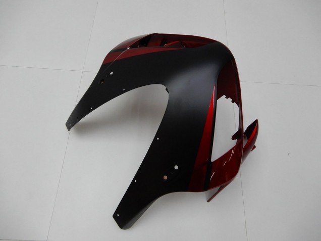 2003-2004 Red Matte Black Stripe Honda CBR600RR Motorcycle Fairings