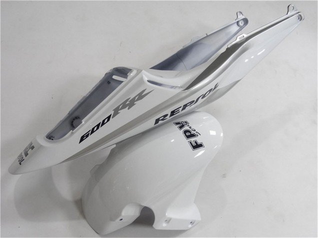 2003-2004 White Silver Black Repsol Honda CBR600RR Motorcycle Fairing