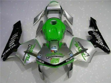 2003-2004 Silver Green Glossy Black Honda CBR600RR Motorcycle Fairing