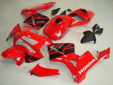 2003-2004 Red Glossy Black Honda CBR600RR Abs Fairings