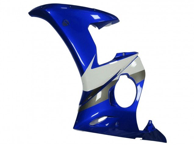 2003-2004 Blue White Yamaha YZF R6 Motorcycle Fairing