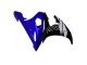 2003-2004 Blue White Glossy Black Yamaha YZF R6 Motorcycle Fairings