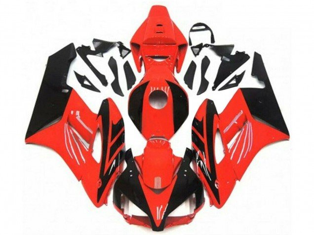 2004-2005 Red Glossy Black Honda CBR1000RR Motorcycle Fairings