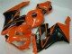 2004-2005 Orange Glossy Black Honda CBR1000RR Motorcycle Fairings