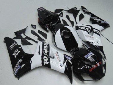 2004-2005 White Glossy Black Repsol Honda CBR1000RR Motorcycle Fairings