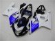 2004-2005 White Blue Black Suzuki GSXR 600/750 Bike Fairings