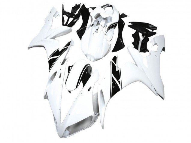 2004-2006 White Black Yamaha YZF R1 Motorcycle Fairing