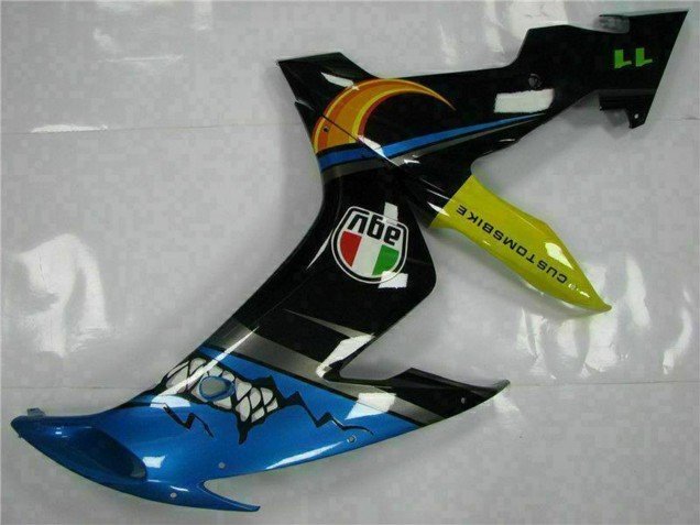 2004-2006 Blue Yellow Shark Yamaha YZF R1 Motorcycle Fairings