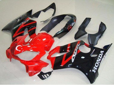 2004-2007 Red Glossy Black Honda CBR600 F4i Motorcycle Fairing Kits