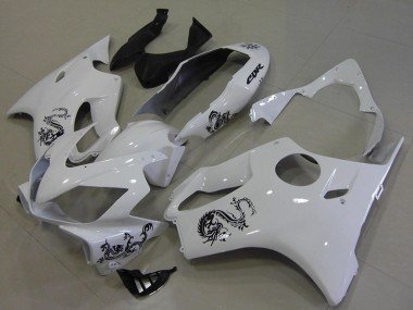2004-2007 White Dragon Honda CBR600 F4i Motorcycle Fairings