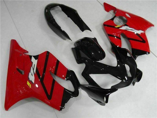 2004-2007 Red Glossy Black Honda CBR600 F4i Bike Fairings