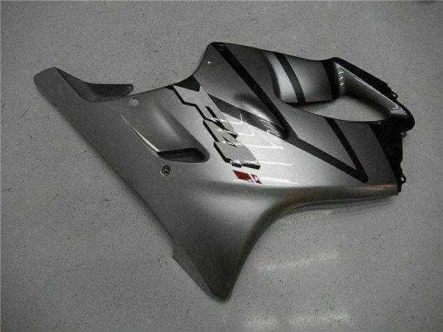 2004-2007 Silver Matte Black Honda CBR600 F4i Motorcycle Fairings