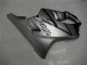 2004-2007 Silver Matte Black Honda CBR600 F4i Motorcycle Fairings