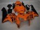 2005-2006 Orange Black Flame Honda CBR600RR Motorcycle Fairing