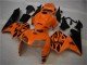 2005-2006 Orange Black Flame Honda CBR600RR Motorcycle Fairing