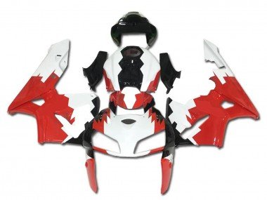 2005-2006 White Red Black Honda CBR600RR Bike Fairings