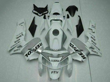 2005-2006 White Honda CBR600RR Motorcycle Fairing