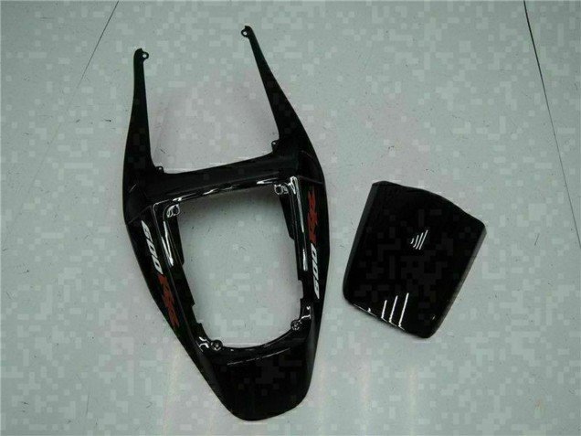 2005-2006 Glossy Black Silver Honda CBR600RR Motorcycle Fairings
