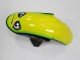 2005-2006 Blue Yellow Black Shark Kawasaki ZX6R Motorcycle Fairings